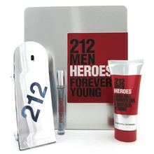 Detail produktu 212 Men Heroes Dárková sada EDT 90 ml, sprchový gel 100 ml a miniaturka EDT 10 ml 212 Men