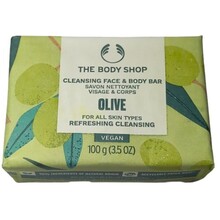 Detail produktu Olive Cleansing Face & Body Bar - Tuhé mýdlo na obličej a tělo Olive Cleansing